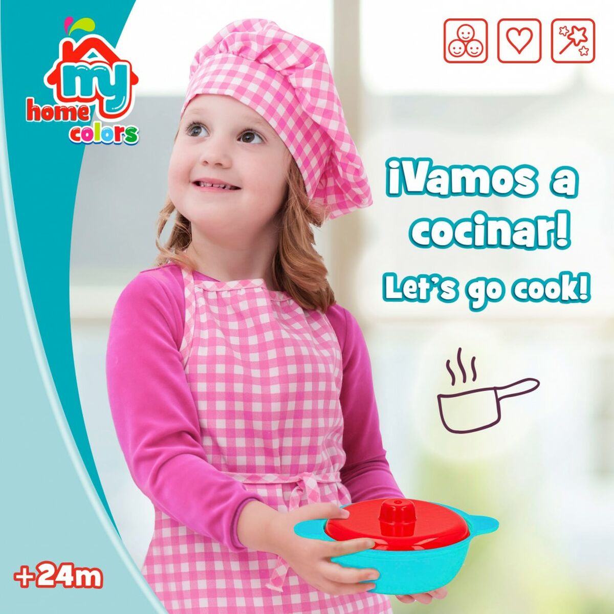 Set di Alimenti giocattolo Colorbaby Utensili e accessori per la cucina 31 Pezzi (6 Unità) - Image 4