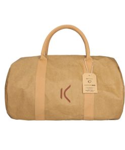 Borsa da Viaggio KSIX WeekendBag Marrone Eco-friendly carta kraft