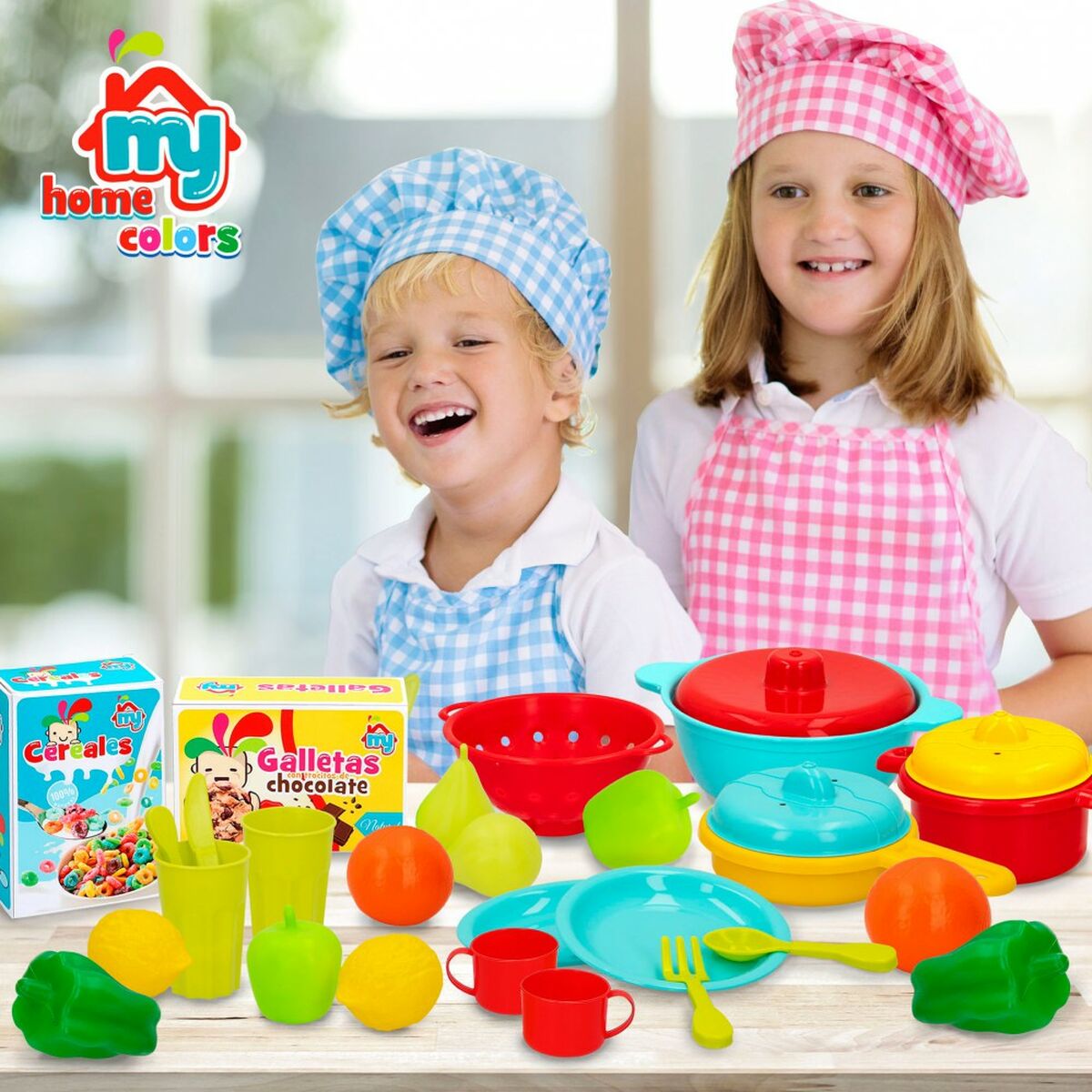 Set di Alimenti giocattolo Colorbaby Utensili e accessori per la cucina 31 Pezzi (6 Unità) - Image 6
