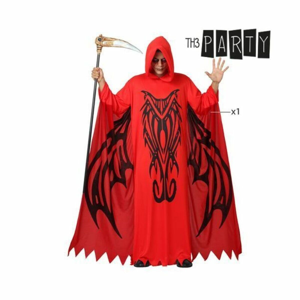 Costume per Adulti 14859 Rosso Demonio M/L (1 Unità) - Image 2