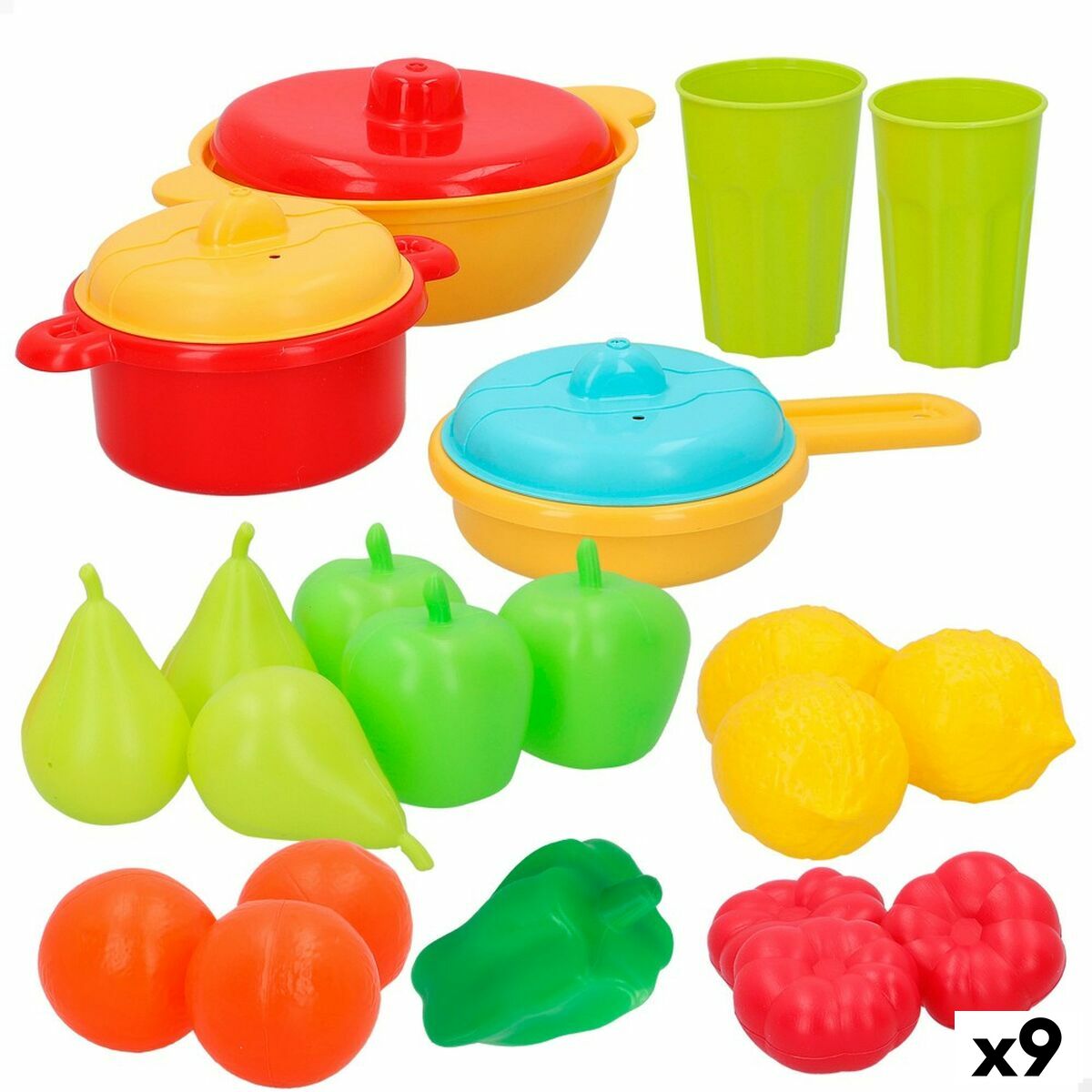 Set di Alimenti giocattolo AquaSport Utensili e accessori per la cucina 24 Pezzi (9 Unità) - Image 2