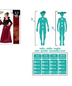 Costume per Bambini Th3 Party Nero (1 Pezzi) Taglia:10-12 Anni