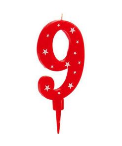 Candela Compleanno Numeri 9 (12 Unità)