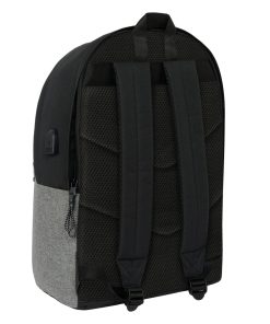 Zaino per Portatile Ecko Unltd. Rhino Nero Grigio 31 x 44 x 18 cm