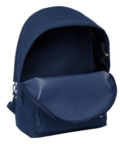 Zaino per Portatile Real Madrid C.F. Blu Marino 31 x 44 x 18 cm