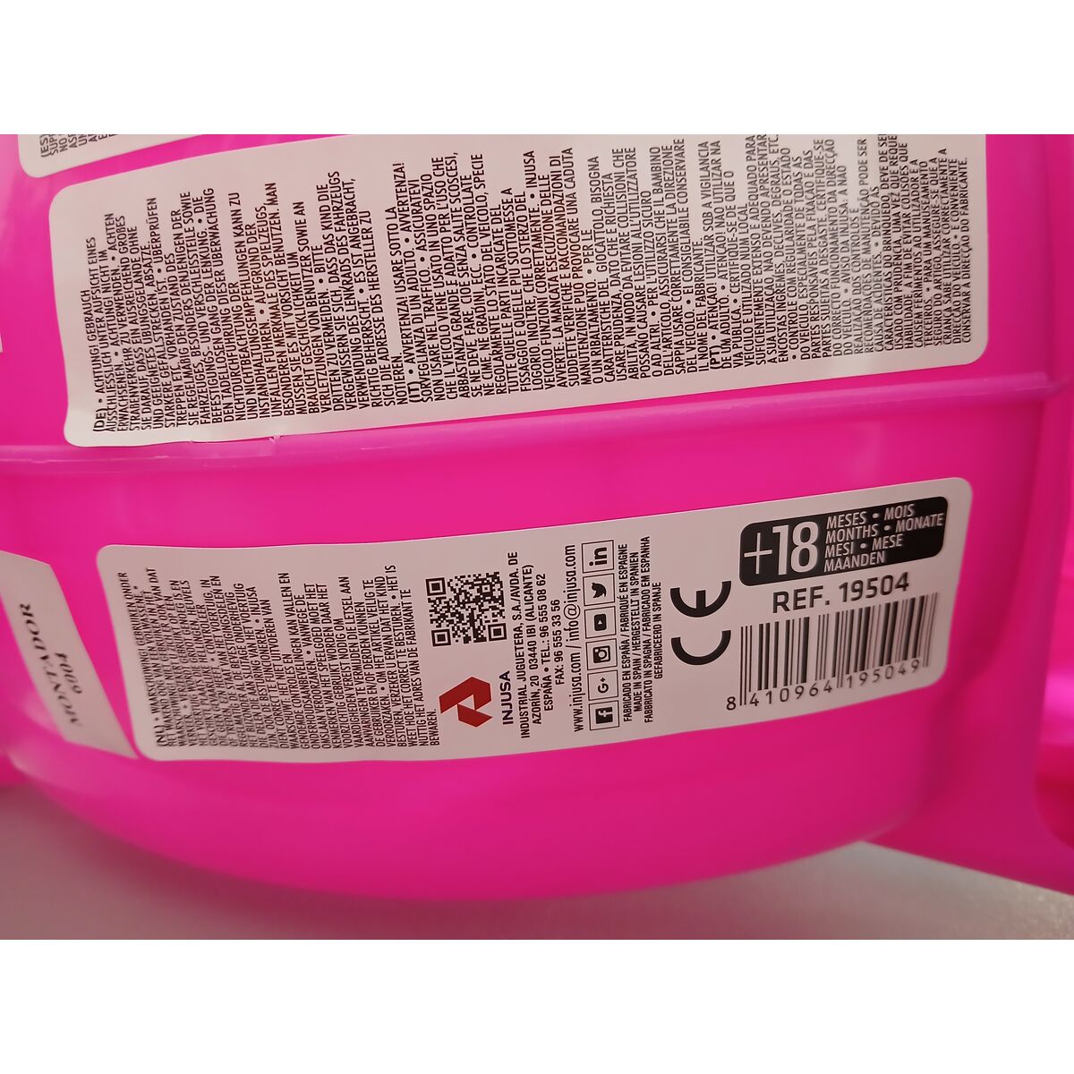 Moto a Spinta Injusa Tundra Tornado Pink
