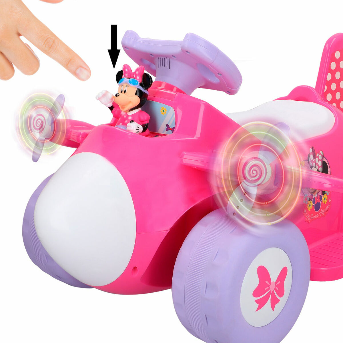 Macchina Elettrica per Bambini Minnie Mouse Batteria Aereo 6 V - Image 4