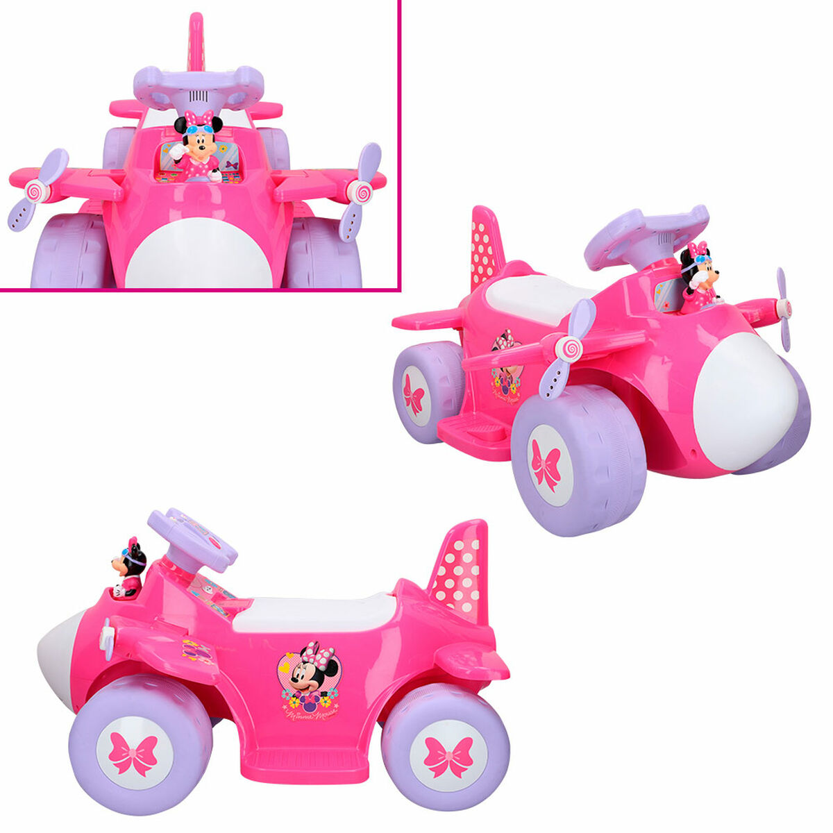 Macchina Elettrica per Bambini Minnie Mouse Batteria Aereo 6 V - Image 3
