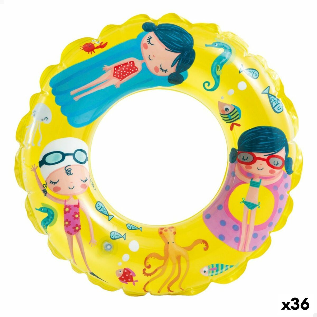 Salvagente Gonfiabile Donut Intex Ø 61 cm (36 Unità) - Image 3
