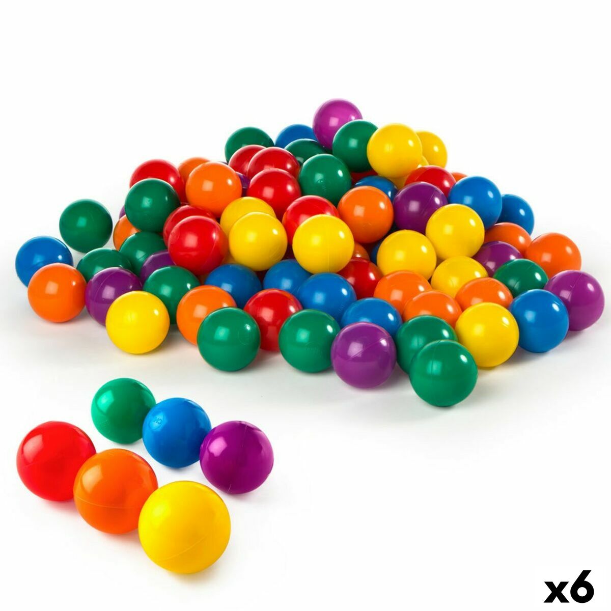 Palle Intex FUN BALLZ 8 x 8 x 8 cm (6 Unità) - Image 6