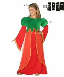 Costume per Bambini Dama Medievale Taglia:3-4 Anni