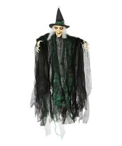 Festone a forma di Strega Nero (110 cm)