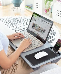 Scrivania Portatile per Laptop con Cuscino XL Deskion InnovaGoods