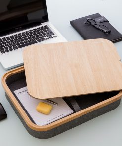 Scrivania Portatile con Vassoio Portaoggetti Larage InnovaGoods