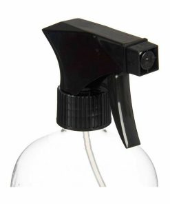 Bottiglia per nebulizzare Berilo Nero Trasparente Plastica 1 L (12 Unità)