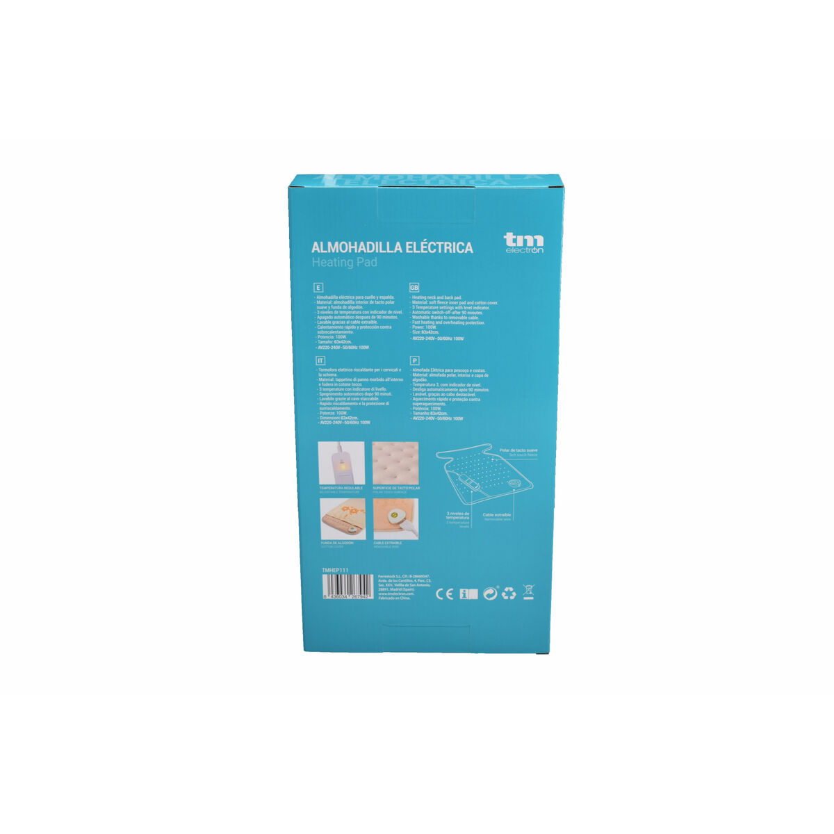 Cuscino Elettrico per Collo e Schiena TM (62 x 41 cm)