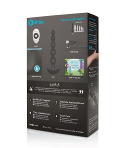 Palline Anali Nero B-Vibe 9516 Silicone