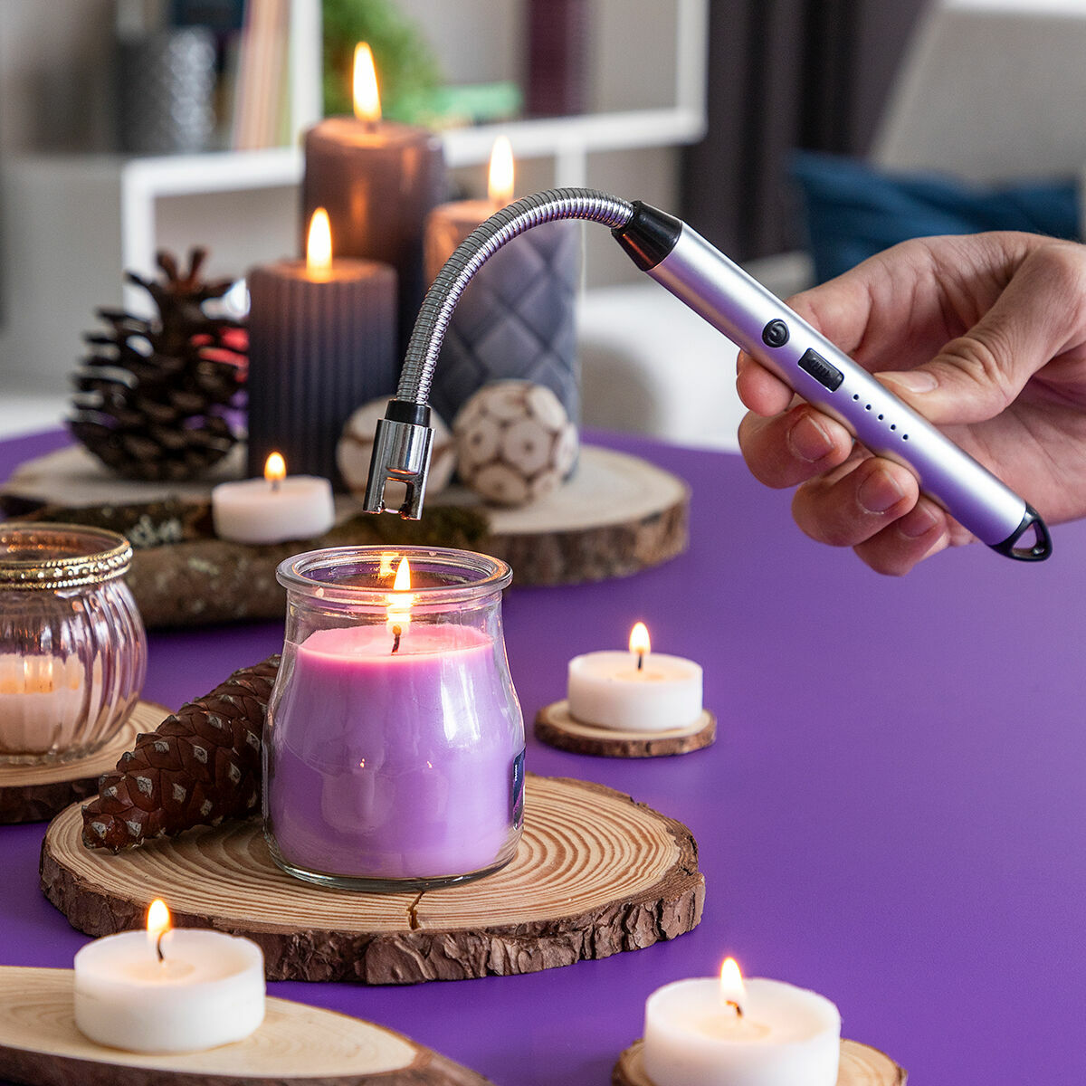 Accendino Elettrico Ricaricabile e Flessibile Eflecther InnovaGoods - Image 2