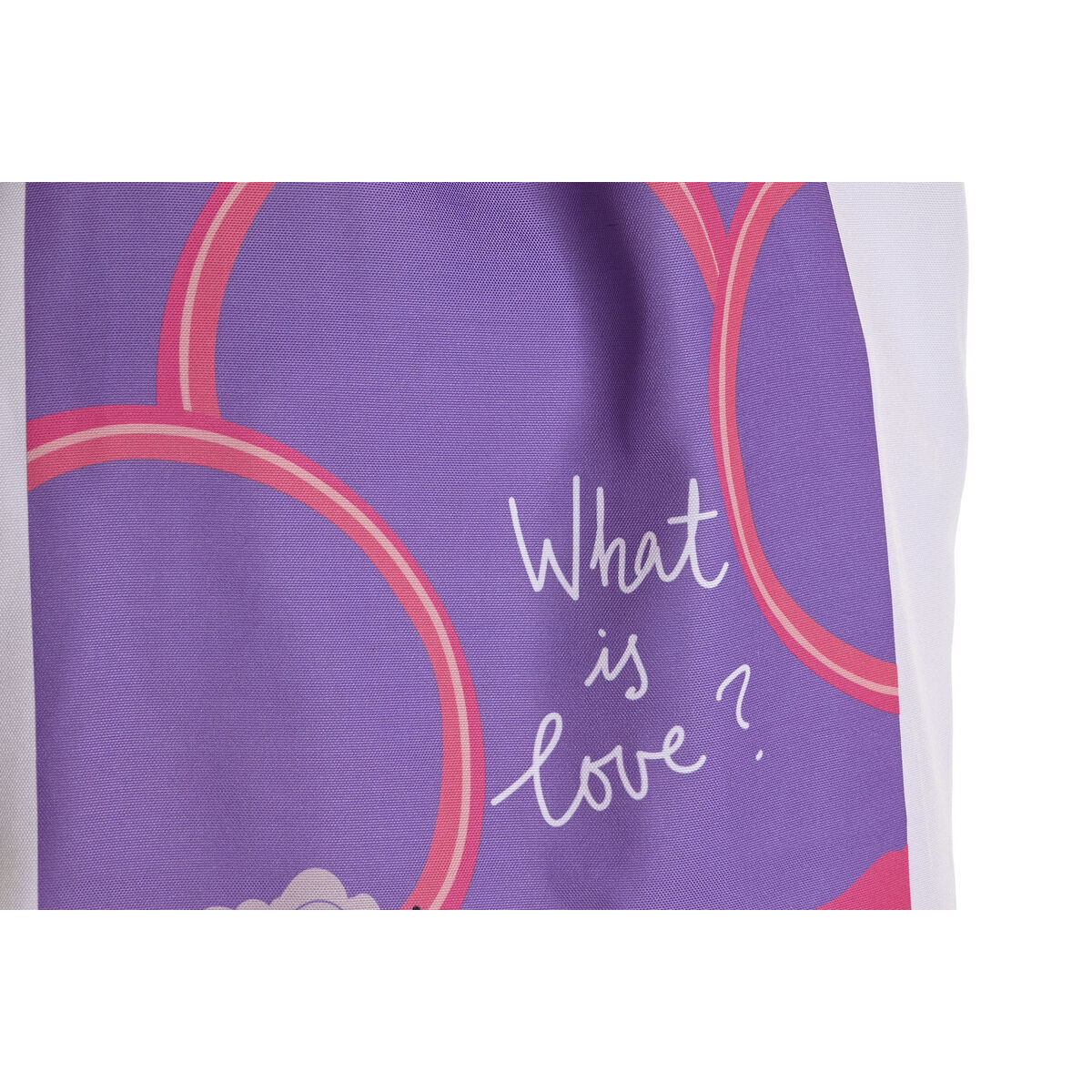 Borsa di stoffa DKD Home Decor Bianco polialgodon Poliestere 43 x 15 x 40 cm (4 Unità) - Image 2