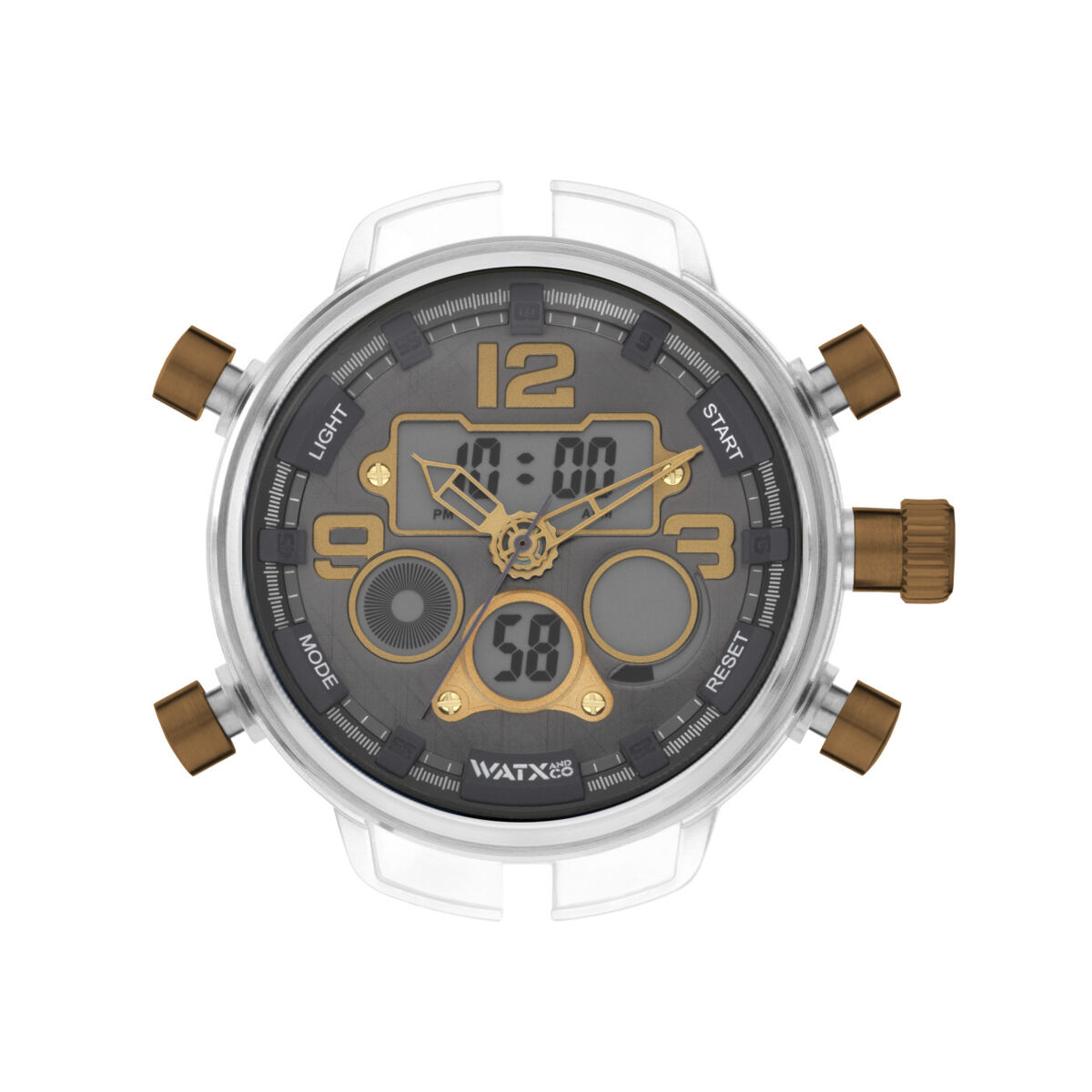 Orologio Unisex Watx & Colors RWA2821 Grigio (Ø 49 mm)