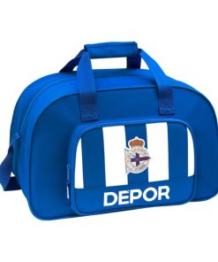 Borsa da Palestra R. C. Deportivo de La Coruña Azzurro Bianco (40 x 24 x 23 cm)