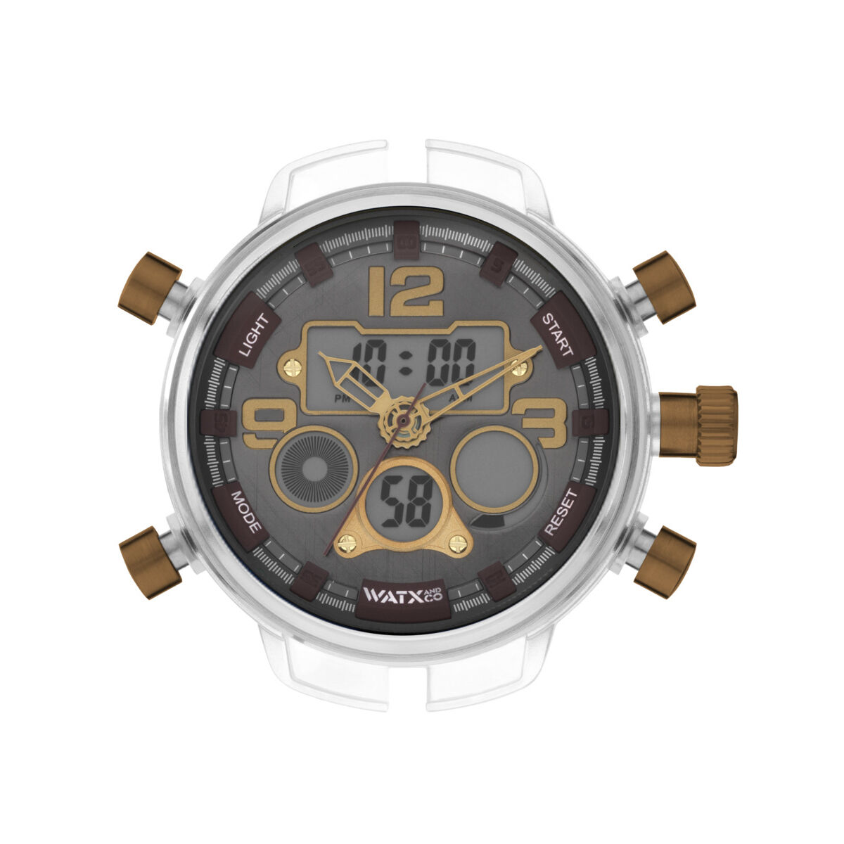 Orologio Unisex Watx & Colors RWA2820 Marrone (Ø 49 mm) - Image 2