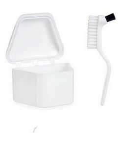 Set per Dentiere Berilo Bianco polipropilene (12 Unità)