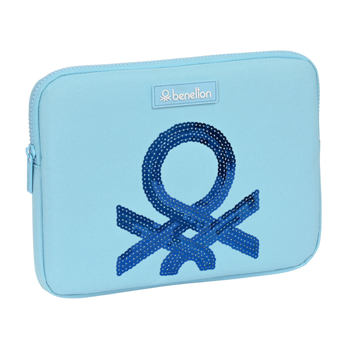 Custodia per Portatile Benetton Sequins Azzurro Chiaro (31 x 23 x 2 cm) - Image 2