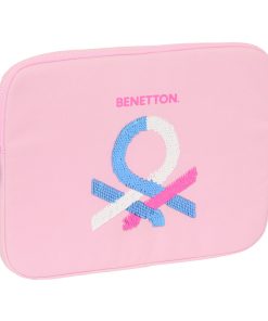 Custodia per Portatile Benetton Pink Rosa 15,6'' 39,5 x 27,5 x 3,5 cm