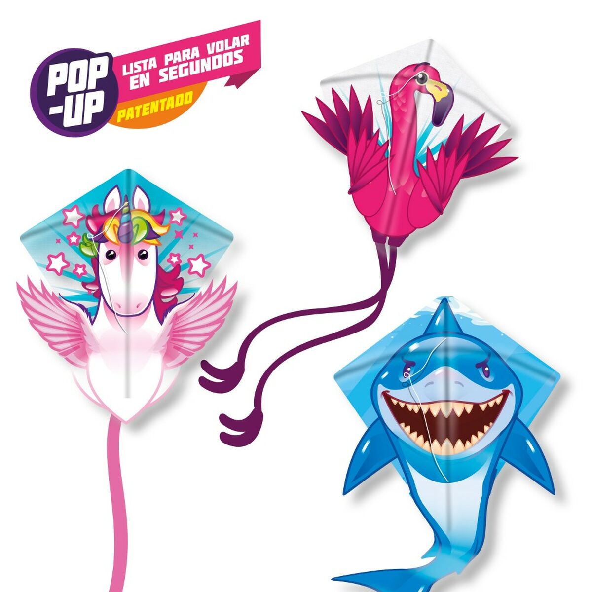 Aquilone Eolo Pop-up Diamante 58 x 69 x 4 cm 12 Unità - Image 5