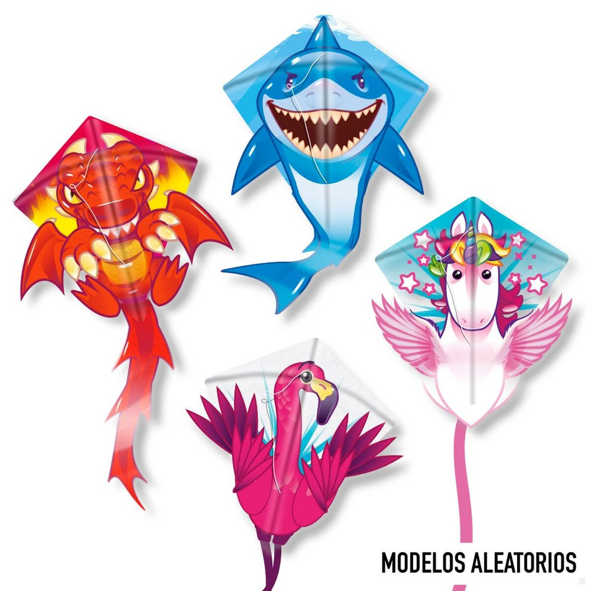 Aquilone Eolo Pop-up Diamante 58 x 69 x 4 cm 12 Unità - Image 4