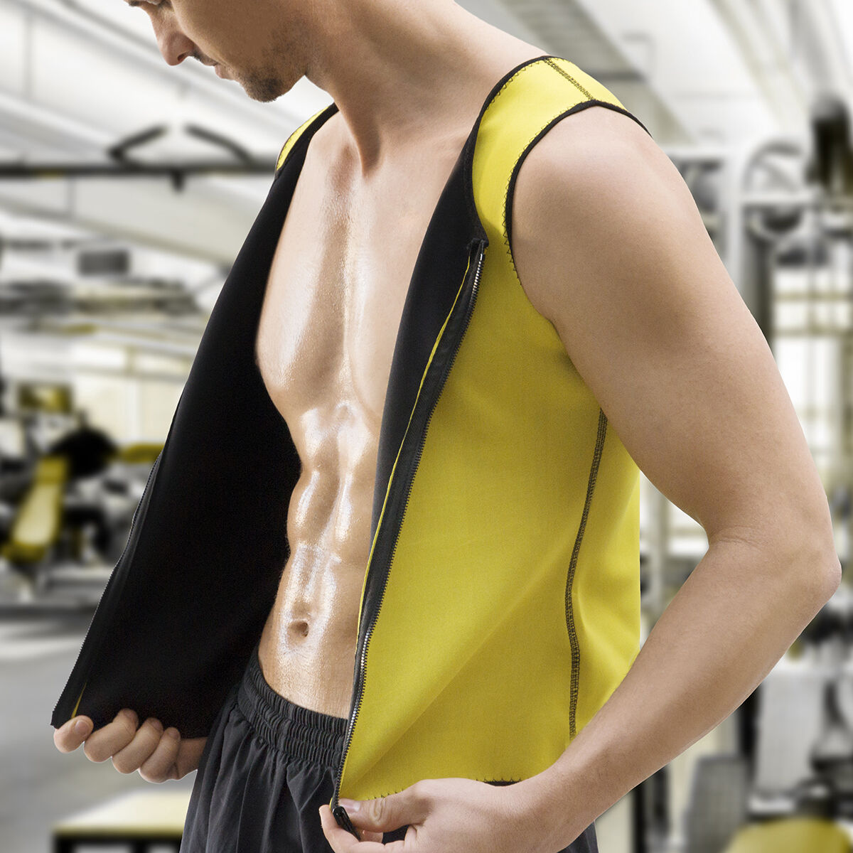 Gilet Sportivo con Effetto Sauna da Uomo Passwa InnovaGoods Taglia:L