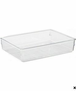 Contenitore per Sistemare Multiuso Trasparente Plastica 24 x 5,5 x 15,8 cm Multiuso (36 Unità)