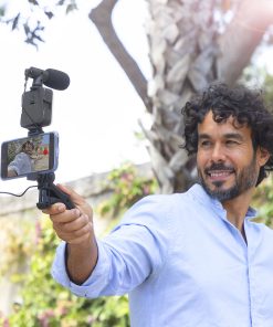 Kit Vlogging con Luce, Microfono e Telecomando Plodni InnovaGoods 6 Pezzi