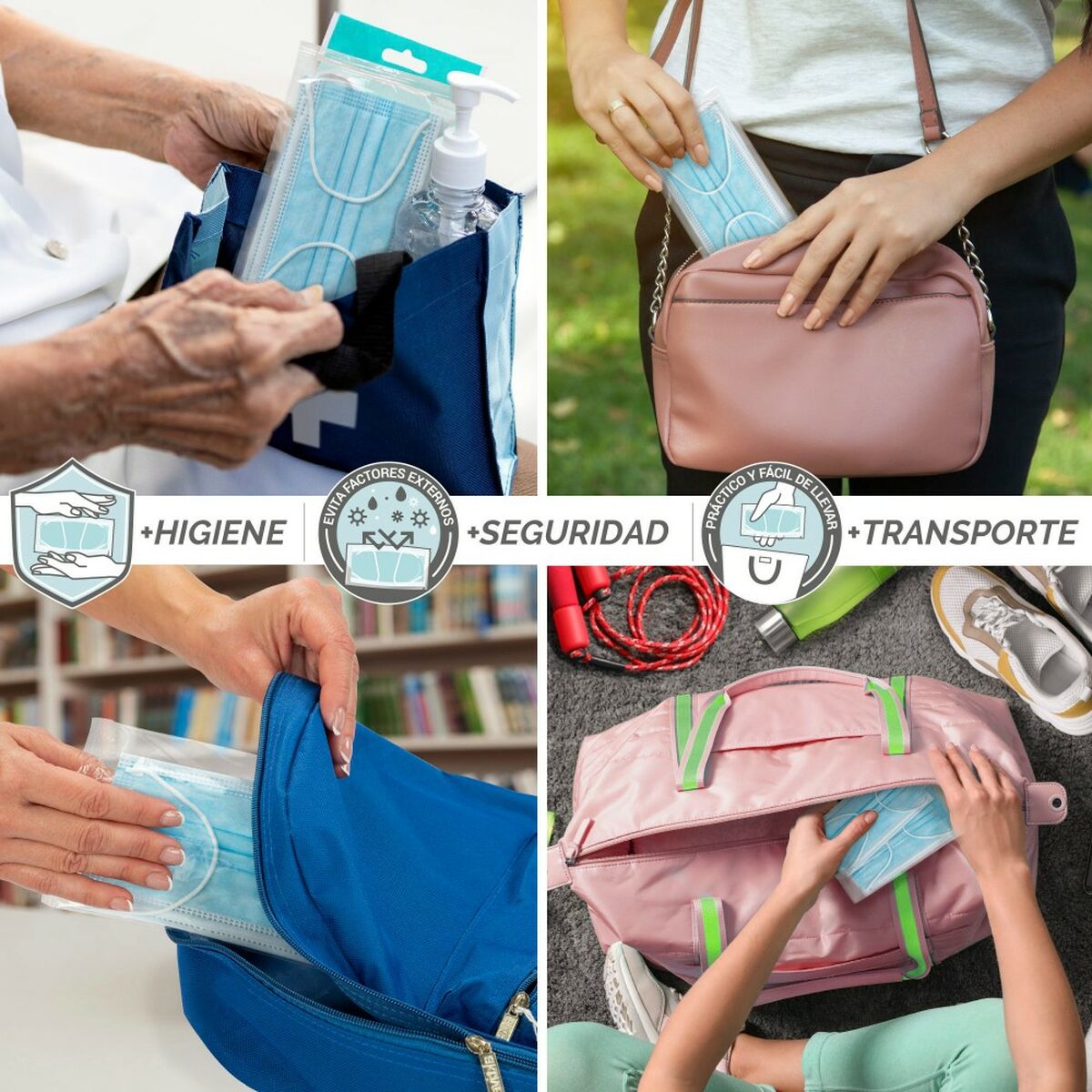 Scatola di maschere igieniche SensiKare 25 Pezzi (12 Unità) - Image 3