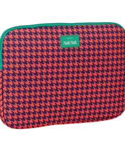 Custodia per Portatile Nait Nait Pata de gallo coral Corallo 34 x 25 x 2 cm