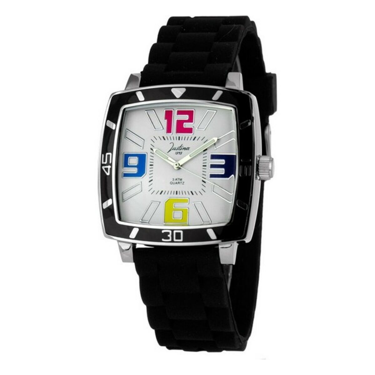 Orologio Unisex Justina 21971 (Ø 40 mm) Colore:Nero - Image 2