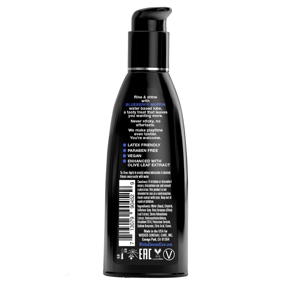Lubrificante Wicked Sensual Care Mirtillo 60 ml