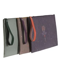Necessaire DKD Home Decor Marrone Verde Bordeaux Tela Yoga 31 x 1 x 21 cm (3 Unità)