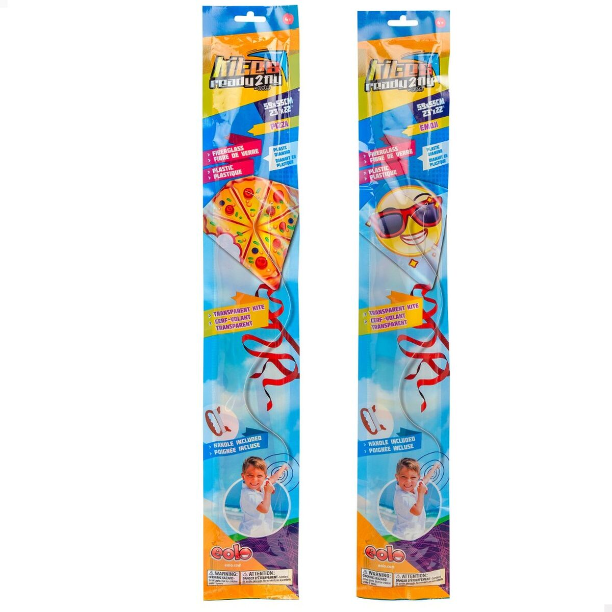 Aquilone Eolo Ready to fly Fenicottero rosa 59 x 55 cm 24 Unità - Image 5