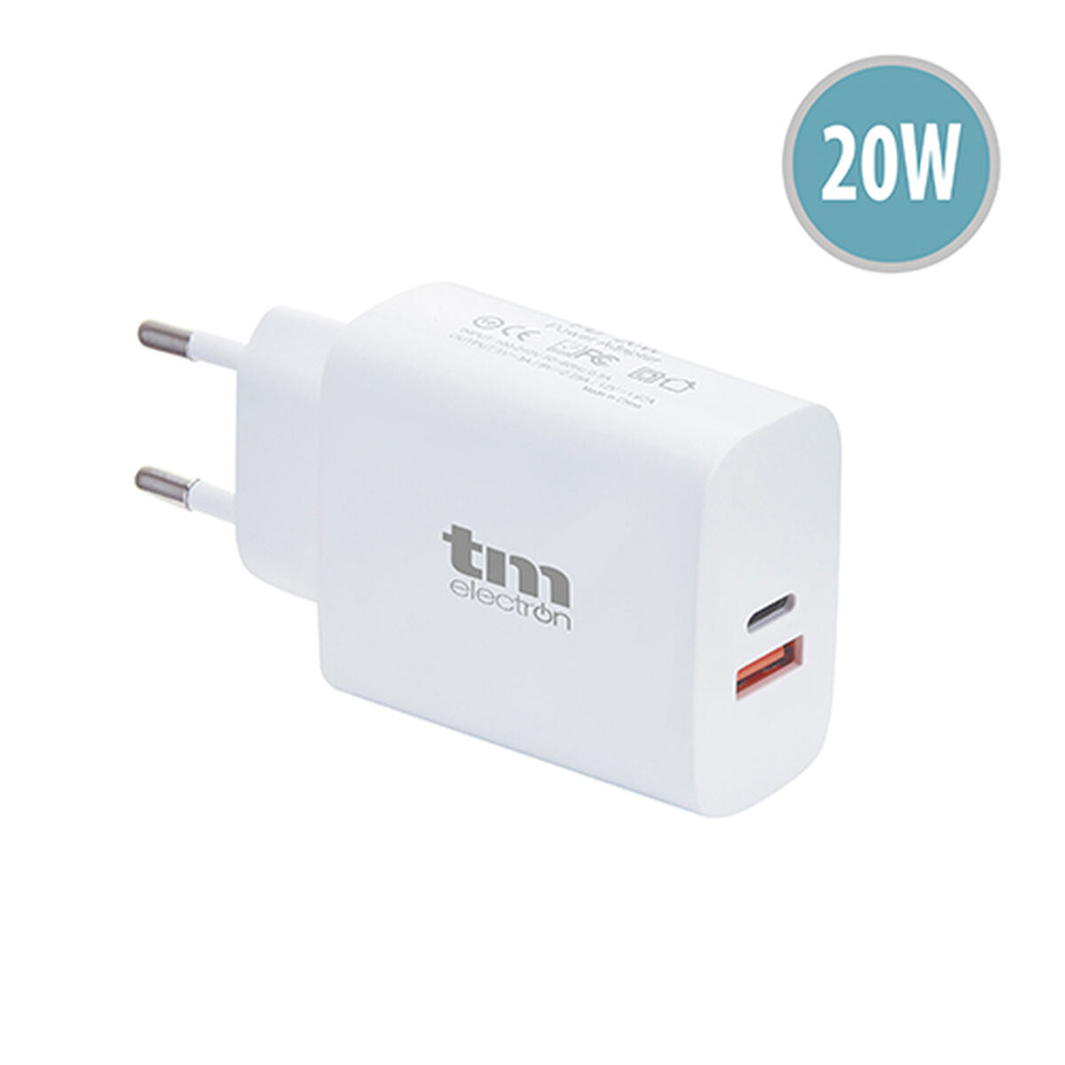 Caricabatterie da Parete TM Electron 20 W