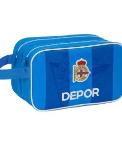 Necessaire per la Scuola R. C. Deportivo de La Coruña Azzurro Sportivo 26 x 15 x 12.5 cm