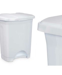 Cestino a pedale Bianco Plastica 10 L (8 Unità)