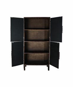 Armadio DKD Home Decor MB-179372 Marrone scuro Marrone Chiaro Abete Legno MDF 86 x 41 x 181 cm