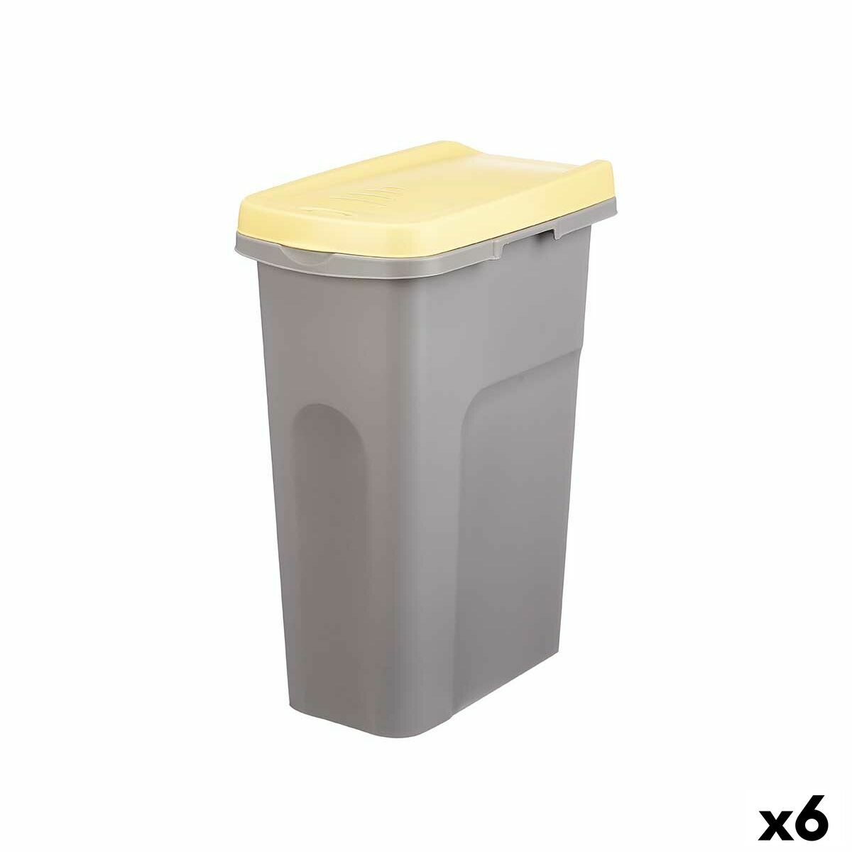 Cestino Stefanplast Giallo Grigio Plastica 25 L (6 Unità) - Image 3