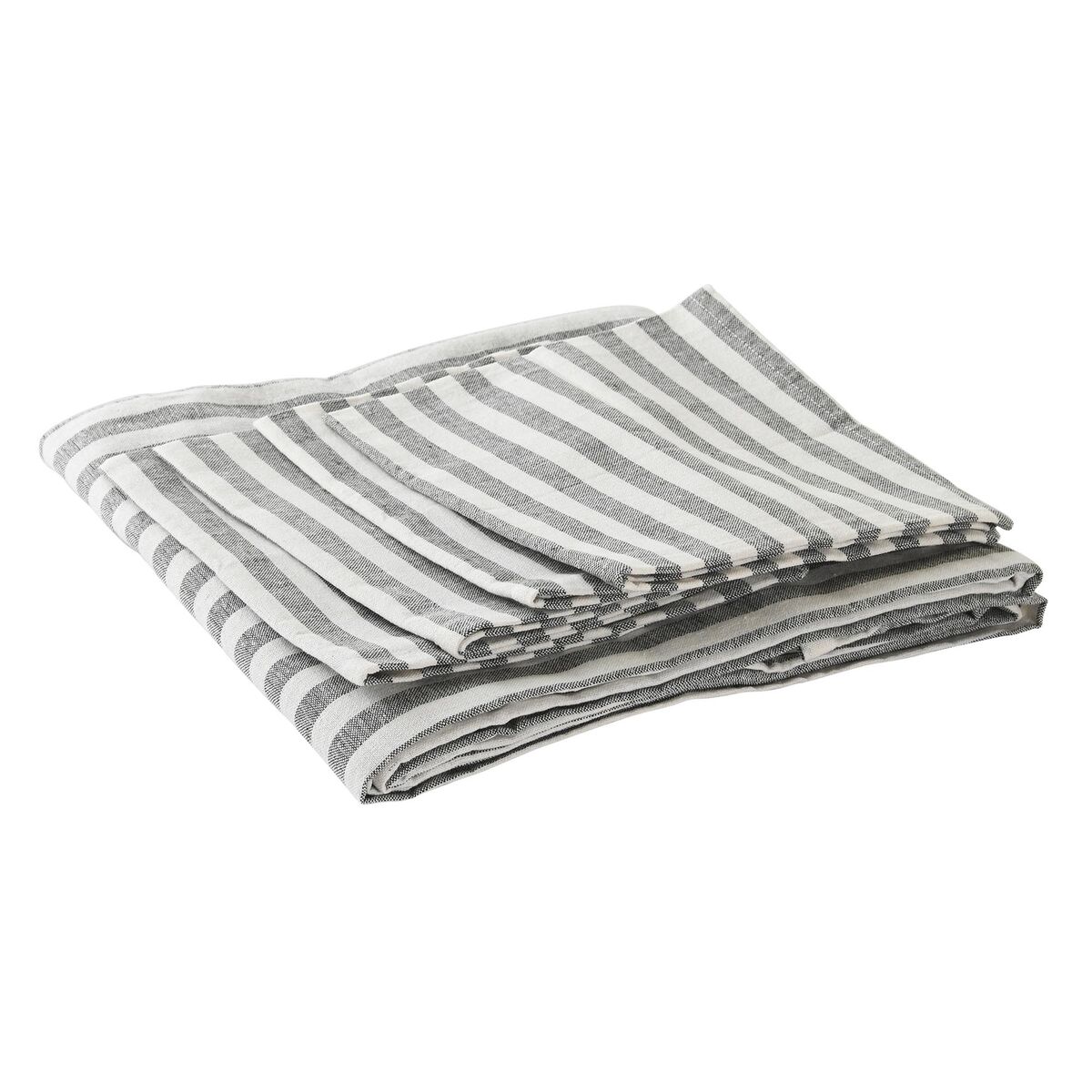 Tovaglia e tovaglioli DKD Home Decor 150 x 150 x 0,5 cm Grigio Bianco Verde