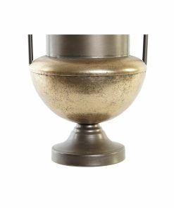 Vaso DKD Home Decor Nero Rame Metallo Vintage 20 x 20 x 33 cm