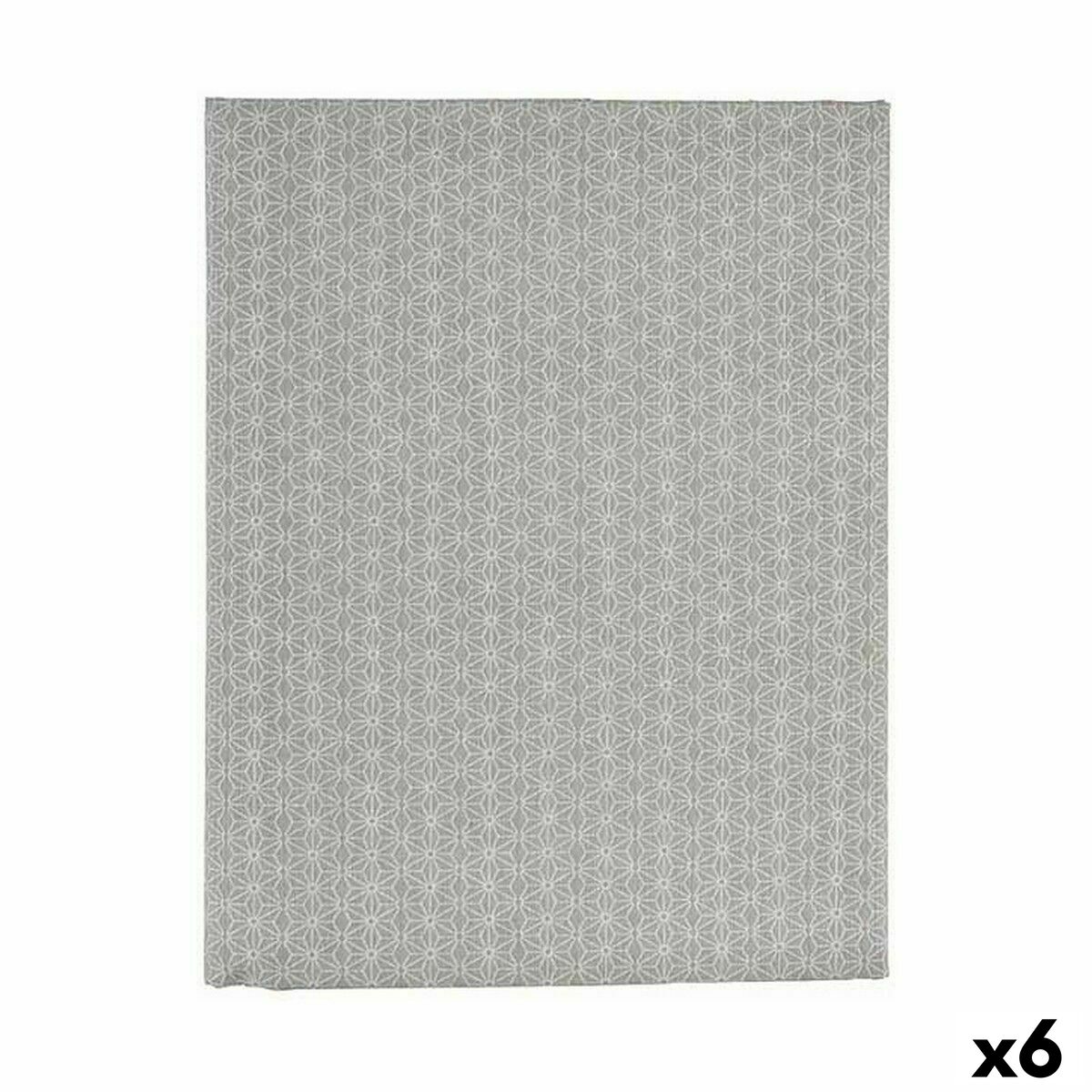 Tovaglia Kinvara ESTRELLA-G Grigio Tela 140 x 180 cm Antimacchia Stella (6 Unità)