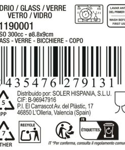 Bicchiere La Mediterránea Odiel 300 ml (48 Unità)