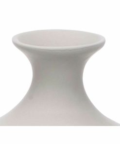 Vaso Gift Decor Grigio Ceramica Righe 19 x 31 x 19 cm (4 Unità)